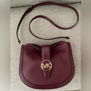 Michael Kors Burgundy Crossbody Bag